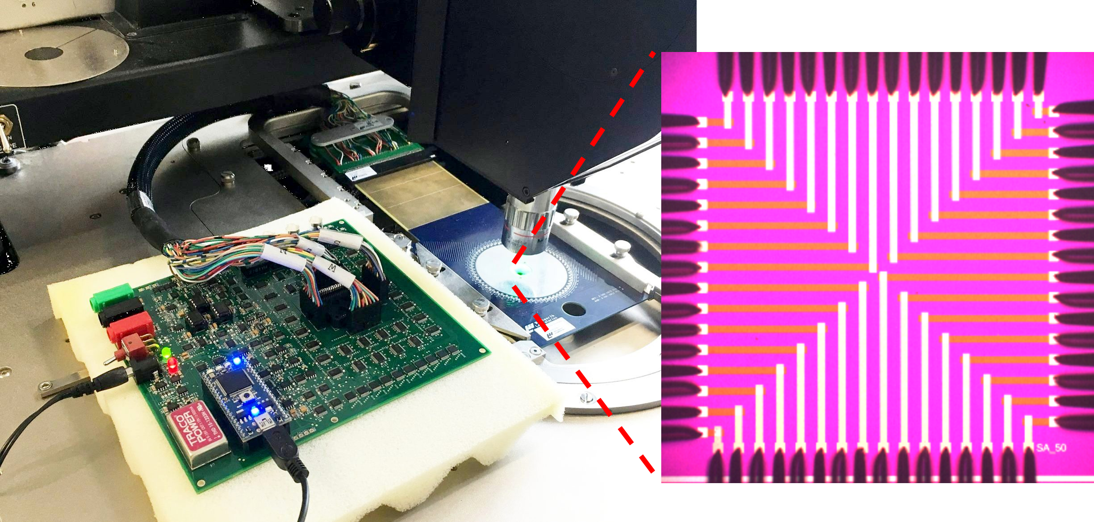 On-wafer testing with ArC ONE